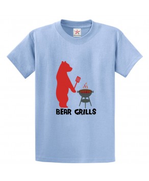 Bear Grills Unisex Classic Kids and Adults T-Shirt